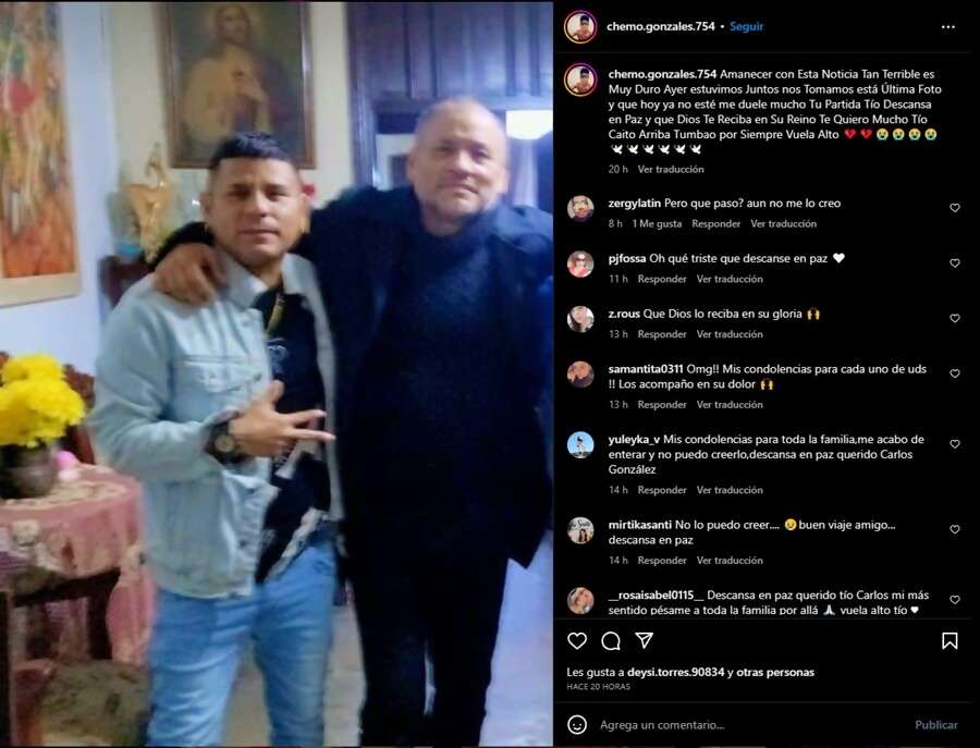 ¿Quién fue Carlos Gonzáles, el hombre que revolucionó la noche limeña con su discoteca Tumbao? 8 instagram hermano
